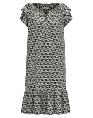 Sunrise CC Crop Sofia Kleid - Offwhite/Schwarz